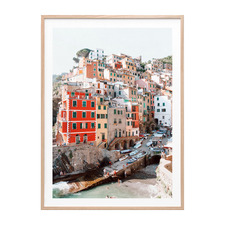 Cinque Terre Framed Paper Print Wall Art