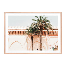 Palm Walls Framed Paper Print Wall Art