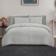 Grey Rowe Quilt Cover Set