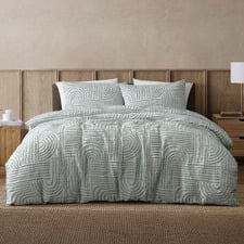 Kiewa Jacquard Quilt Cover Set