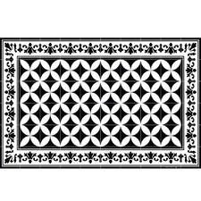 Black & White Sofi Vinyl Placemat