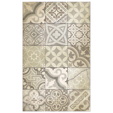 Natural Antique Eclectic Floor Mat