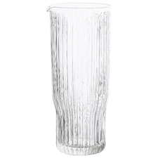 Clear 1L Glass Water Jug