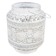White Dalaeny Ceramic Lantern
