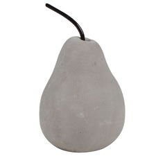 Grey Birla Pear Concrete Ornament (Set of 3)