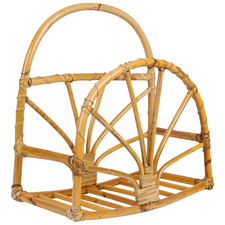 Light Timber Axel Rattan Magazine Rack