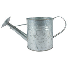 Antiqued Silver Loke Aluminium Watering Can