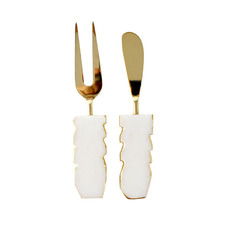 2 Piece Wonda Marble Cheese Knife Set