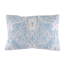 Haimi Embroidered Cotton Lumbar Cushion