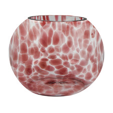 Micaela Orchid Round Glass Vase