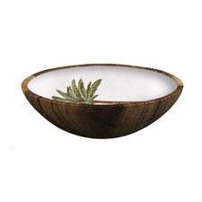 St. Bart's Palm Tree 26cm Mango Wood Dessert Bowl