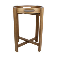 Minlaton Pauwolnia Wood Side Table