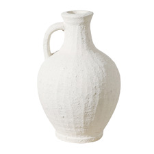 White Ofelia Terracotta Vase