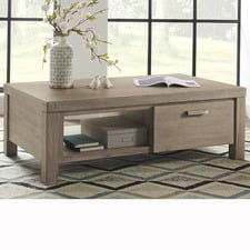 Rinoah Rectangular Acacia Wood Coffee Table