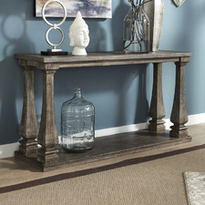 Gallatin Elm Wood Console Table