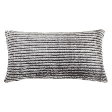 Charcoal Maisy Faux Fur Cushion