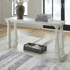 White Serene Console Table