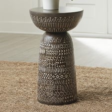 Harvey Rubberwood Side Table