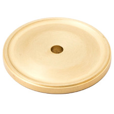 Decade Brass Knob Backplate