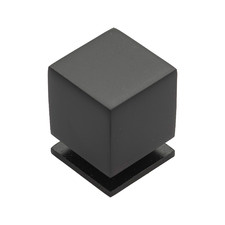 Matte Black Cube Knob