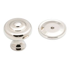 2 Piece Decade Cabinet Knob & Backplate Set
