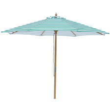 3m Green & White Stripe Daintree Market Umbrella