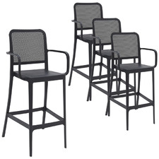 75cm Madeline Outdoor Barstools (Set of 4)