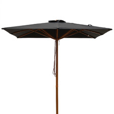 2m Coheed Timber-Look Market Umbrella