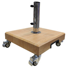 Timber-Look Aluminium Umbrella Base