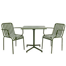 2 Seater Clifford Square Outdoor Bistro Set