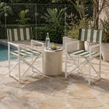 Denver Outdoor Director's Chairs (Set of 2)