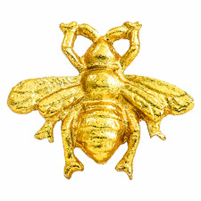 Brass Gold Bee Knob