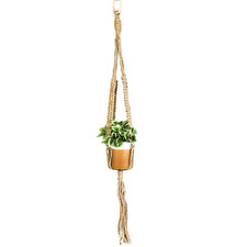 Brown Macrame Jute Braided Plant Hanger