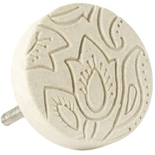 Flora Ceramic Cabinet Knob