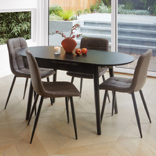 4 Seater Nelina Dining Table & Carole Chair Set
