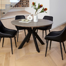 4 Seater Chasey Dining Table & Stephen Chair Set