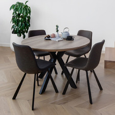 4 Seater Chasey Dining Table & Sandra Chair Set