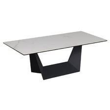 Edmund Rectangular Ceramic Coffee Table