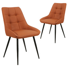 Orion Faux Leather Dining Chairs (Set of 2)