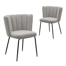 Bannon Boucle Dining Chairs (Set of 2)