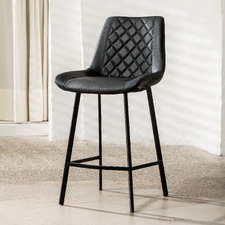 106cm Magni Faux Leather Barstools (Set of 2)