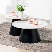 2 Piece Kellen Round Nesting Coffee Table Set