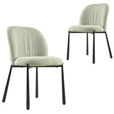 Raiden Boucle Dining Chairs (Set of 2)