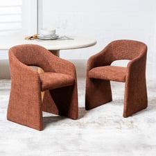 Gresham Chenille Dining Chairs (Set of 2)