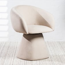 Compton Mohair-Feel Dining Chair