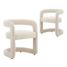 (Set of 2) Tuscany Upholstered Dining Chairs