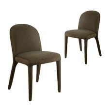 Larish Mohair Wool-Blend Dining Chairs (Set of 2)