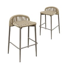 74cm Cyra Rope Outdoor Bar Stools (Set of 2)