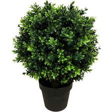 50cm Potted Mixed Green Faux Topiary