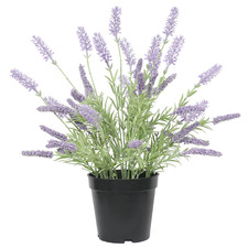 40cm Potted Faux Lavender Plant